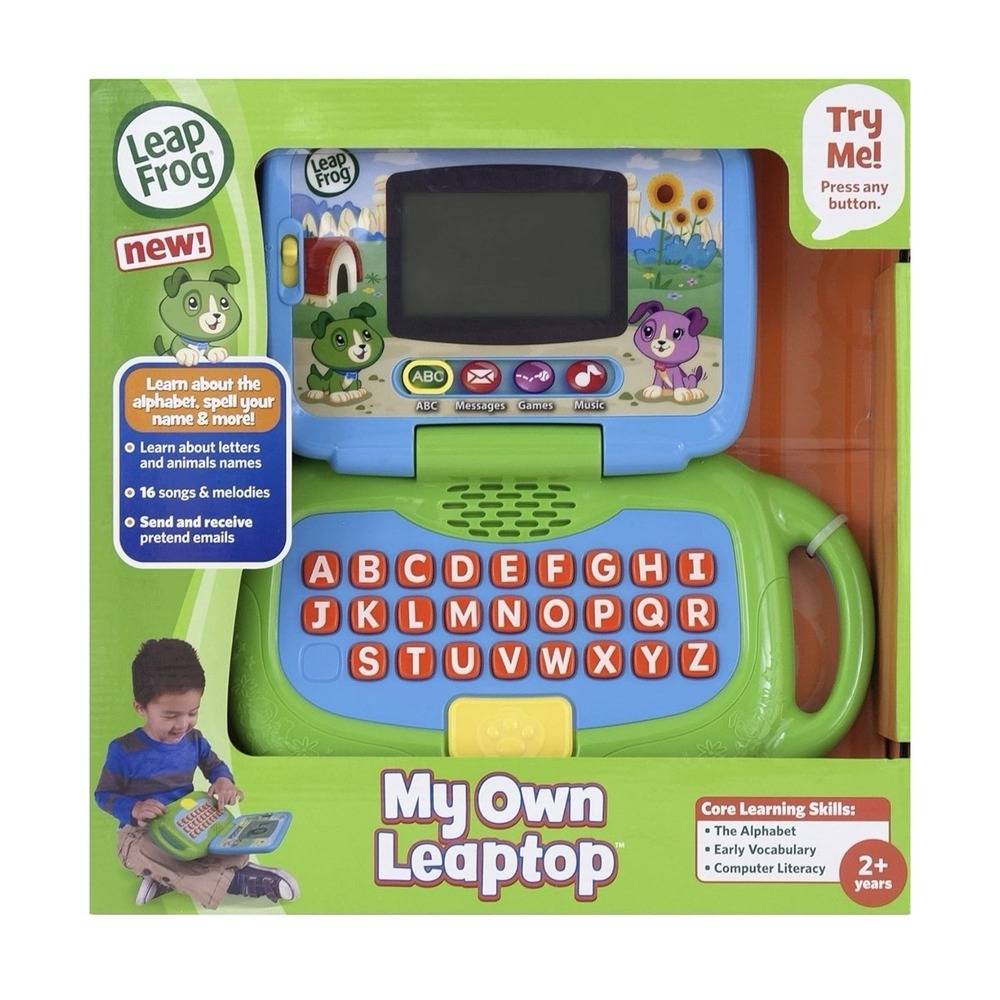 LeapFrog My Own Leaptop‎ Kids Infant Toddler Laptop Learning Alphabet #19150 Toy